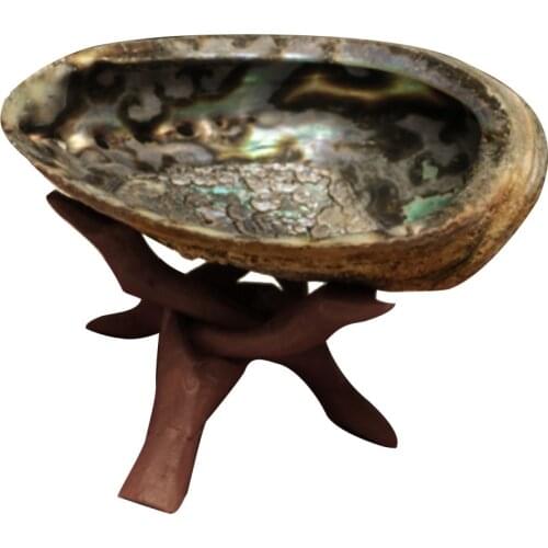 White Sage Storage Rack Shell Stand Purification Driving Negative Energy Yoga Meditation Combustion Incense Shell Holder Set