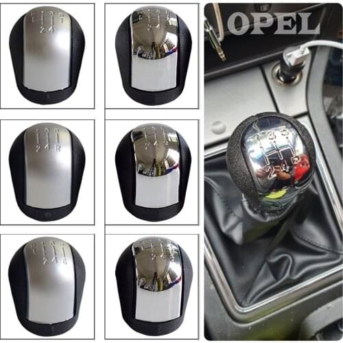 5/6 Speed Manual Car Gear Shift Knob Gaiter Boot Cover Collar Case For Opel Vauxhall Vectra C Vectra B Corsa Astra 2002-2005