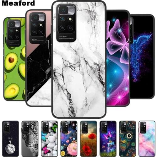 For Xiaomi Redmi 10 Case New Marble Soft Silicone Back Case for Xiomi Redmi 10 Phone Cover Redmi10 2021 Global Coque Funda Bag
