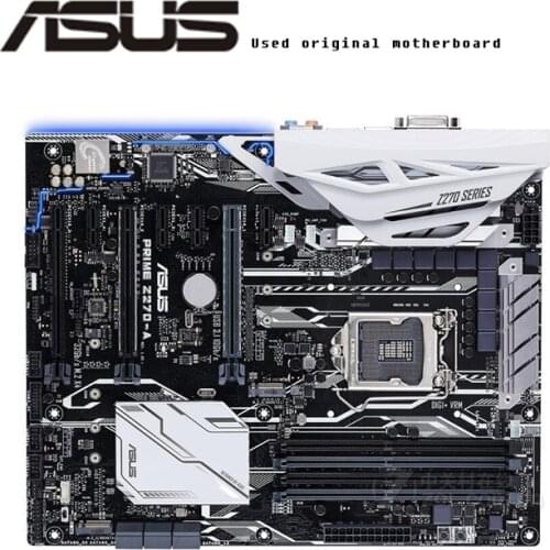 For Asus PRIME Z270-A Original Used Desktop Intel Z270 Z270M DDR4 Motherboard LGA 1151 i7/i5/i3 USB3.0 SATA3