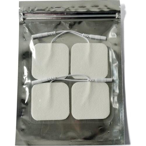 1000 Pairs Electrode Pads With Conductive Gel For TENS Unit Size 5*5cm With Plug Hole 2.0mm