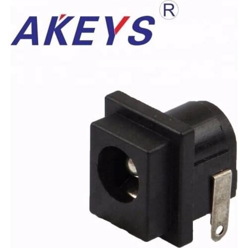 50PCS DC-063 3pins Outer diameter DC Power Jack Socket Female Panel Mount Connector