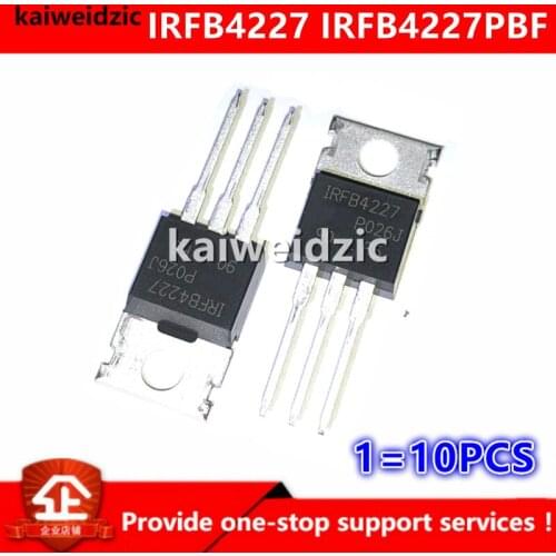 Kaiweikdic New imported original IRFB4227PBF IRFB4227 FB4227 TO-220 200V65A N-channel MOSFET Triode for inverter
