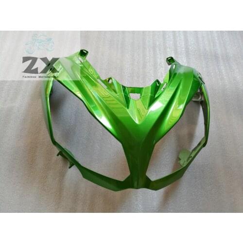 Motorcycle ABS Injection Fairings Upper Front Head Fairing Cowl Nose For Kawasaki NINJA650 ER6F 2012-2016 13 14 15 good quality