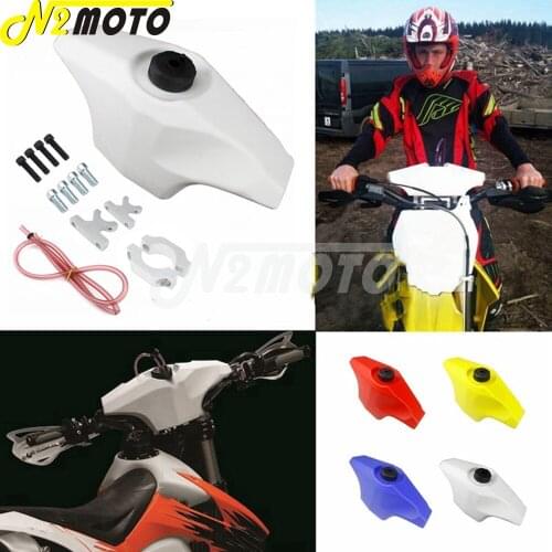 Motocross Dirt Bike 22mm 28mm Handlebar 0.6 Gal Front Auxiliary Gas Fuel Tank For Yamaha Honda Suzuki EXC XC WRF DRZ YZF CRF