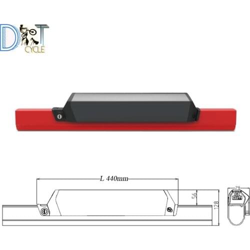 NCM bike replacement battery Reention Dorado ID Max short type 52V 14Ah 48V 16Ah 36V 21Ah 750W 500W Li-ion rechargeable battery