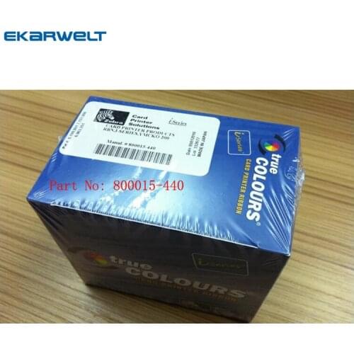 Original Zebra i Series YMCKO Ribbon 800015-440 200 Print for P310i P320i P330i P420i P430i and P520i