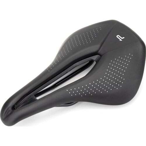 PROMEND Triathlon Riding Cushion 566 Road Bike Hollow Comfortable Cushion Saddle PU Matte Leather Accessories and Equipment Men