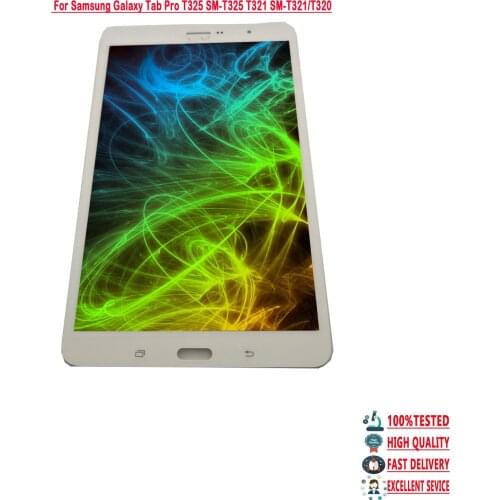 Tested For Samsung Galaxy Tab Pro T325 SM-T325 T321 SM-T321/T320 Touch Screen Digitizer Assembly For T325 Display Parts +Tools