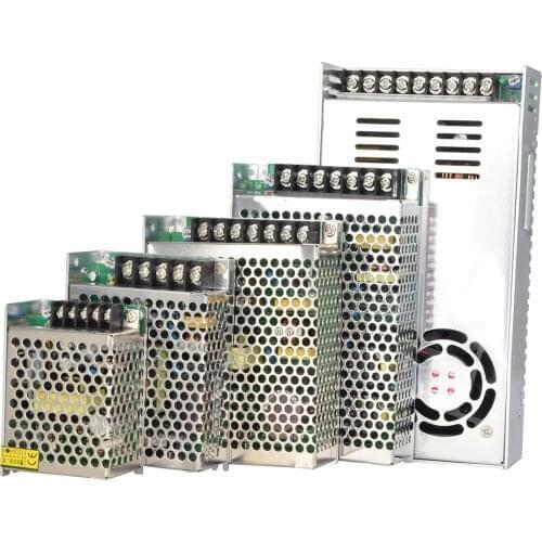 S-50/75/100/120/150/200/350/400W 220v ac-dc 24v 1/1.5/2.1/3/4.2/5/6.25/8.3/10.4/15/16.6A power supply For Industrial Transformer