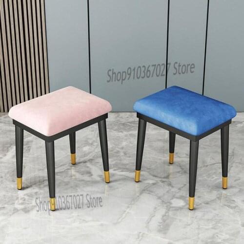 Nordic Light Luxury Dressing Stool Modern Minimalist Bedroom Makeup Chair Net Red Ins Dressing Table Stool Manicure Stool