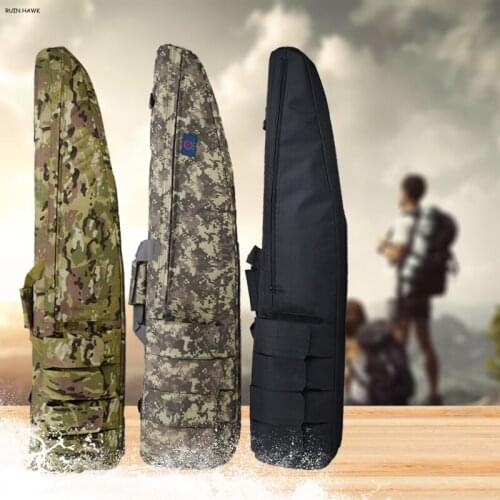 Tactical Molle Bag 98cm / 118cm Nylon fishing tackle boxes Rifle Case Military Airsoft Shooting Hunting Fishing Accessories