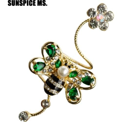 Trendy Bee Animal Ring For Women Wedding Jewlery High Quality Zircon Lovely Charm Design Kids Party Spring Rings 2018 Wholesale