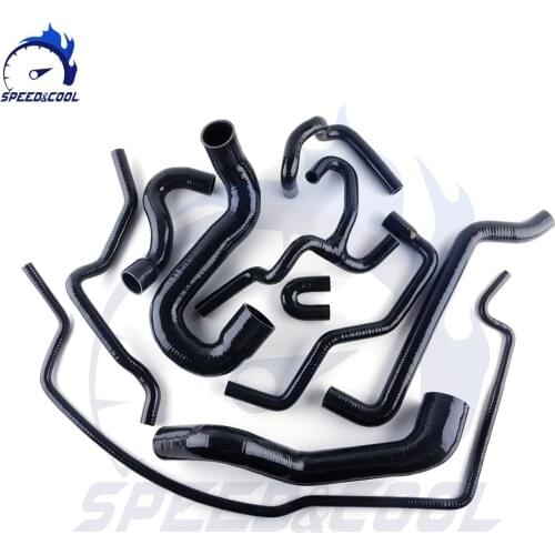 Silicone Radiator Coolant Hose Tube Pipe Kit For SAAB 9-5 2.0T 2002 2003 2004 2005 2006 2007