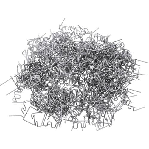 400pcs Stainless Steel Precut 0.8mm Hot Staples Stapler Plastic Welding Wave Welder Repair Tool Supplies