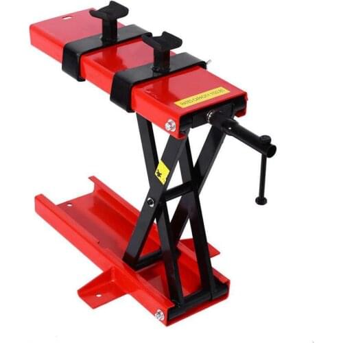 500KG Scissor Hoist Jack Lifting Cranes Motorcycle Repair Stand Center Scissor Lift Hoist Workshop Bench Lifting Tool(450*150mm)
