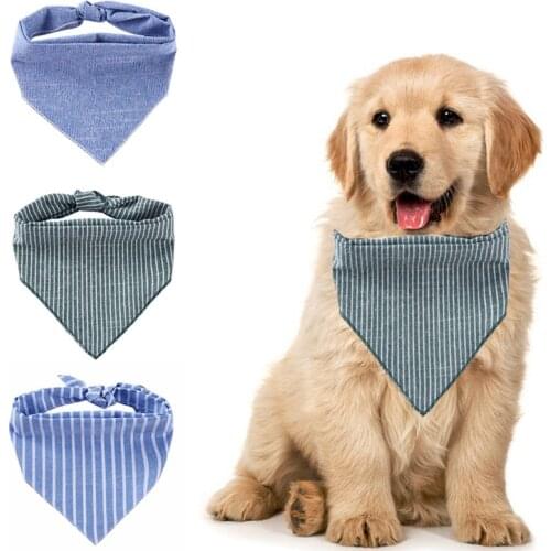 Dog Cat Bandana Dog Accesseries Pet Product Gift for Dog Bandage Bandana Collar for Puppy Small Medium Large Dogs