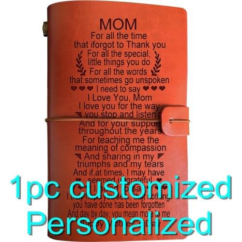 Engraved Leather Journal BJ002 Aliexpress Dropshipping Gifts Usa A6 Notebook Diary Custom Logo Produts For Men Husband Boyfriend