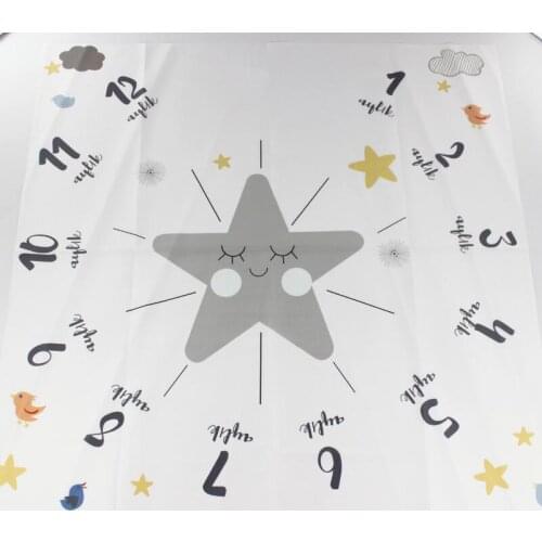 Photography blanket full moon hundred days baby photo background cloth creative month photography prop blanket