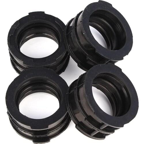 4Pcs/Set Motorcycle Carburetor Carb Holder Intake Manifold Joint Boot For Yamaha VMAX 1200 VMX1200 1985-2007