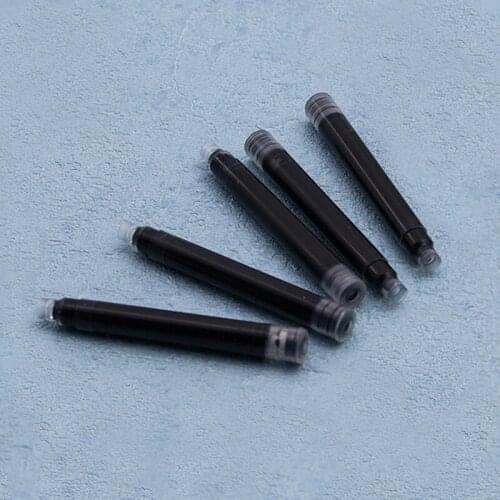 5Pcs JinHao Ink Cartridges Fountain Pen Refill in Black/Blue Writing Tool 32CB