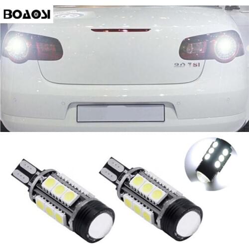 BOAOSI 2x T15 W16W Canbus 6000k Xenon White Back Reverse Light For VW tiguan passat b7 Sharan Scirocco Skoda Superb New MAGOTAN
