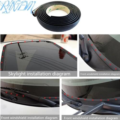 3M Car sunroof seal sticker for SsangYong Actyon Turismo Rodius Rexton Korando Kyron Musso Sports,Auto Accessories