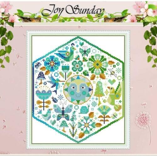 Sunshine and Life patterns Counted Cross Stitch 11CT 14CT Cross Stitch Set Wholesale Cross-stitch Kit Embroidery Needlework