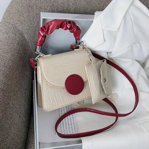 Bags Women 2020 New Crossbody Bag Women Crocodile Pattern Women Bag French Shoulder Slung Handbag