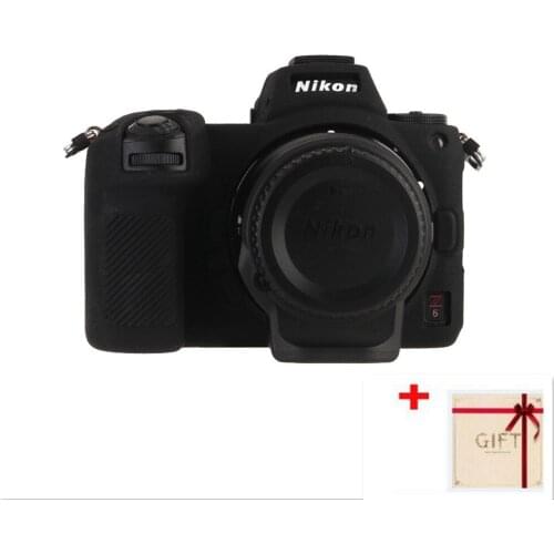High quality Soft Silicon Case Body Protective Cover Protector Frame Skin for Nikon Z7 Z6 Camera accessories with Clean pen
