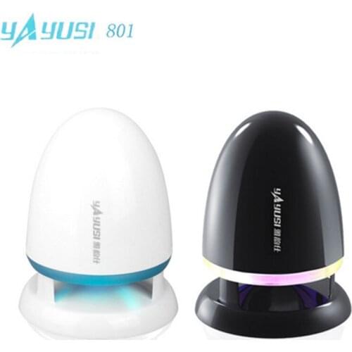 YS-A801 USB Mini Flashing Bullet Computer Speaker With Light Anti-interference Multi-Media Stereo Subwoofer for PC Notebook