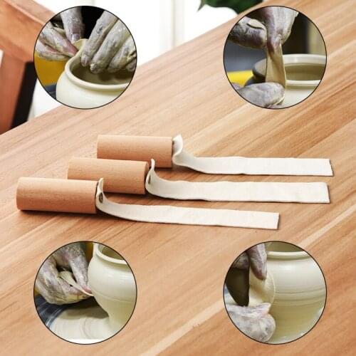 1PC Pottery Clay Assisted Drawing And Repairing Ceramic Art Modification Leather Trimming Tools Supplies