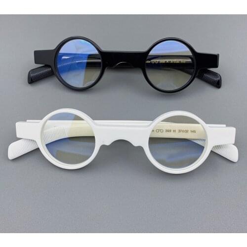 Acetate Small Round Glasses Frame Women Men Vintage Transparent Glasses Optical Myopia Eyeglasses Frames Celar Eyewear Oculos