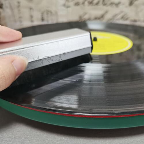 Anti-Static Carbon Fiber & Velvet Brush for CD/LP Vinyl Phonograph Turntable Player Accessories