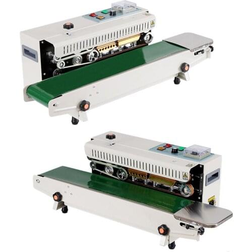 220V 110V continuous sealing machine plastic bag packaging machine automatic sealing machine