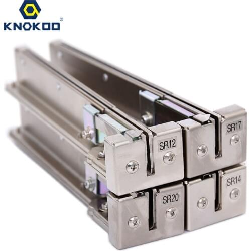 KNOKOO NSB Automatic Screw Feeder Series Rail SR10 SR12 SR14 SR17 SR20 SR23 SR26 SR30 for NSB Series Auto Screw Dispenser