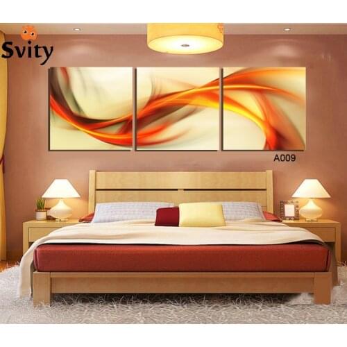 Free Shipping 3 pieces wall art picture the background big love rose on Canvas Picture Modern Pictures home decor