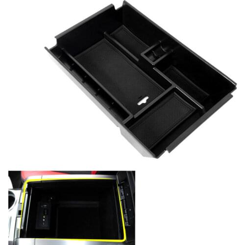 Center Console Storage Box Pallet Container Secondary Tidying Organizer Case For Ford F150 F-150 2009-2014 2015-2017 Car Styling