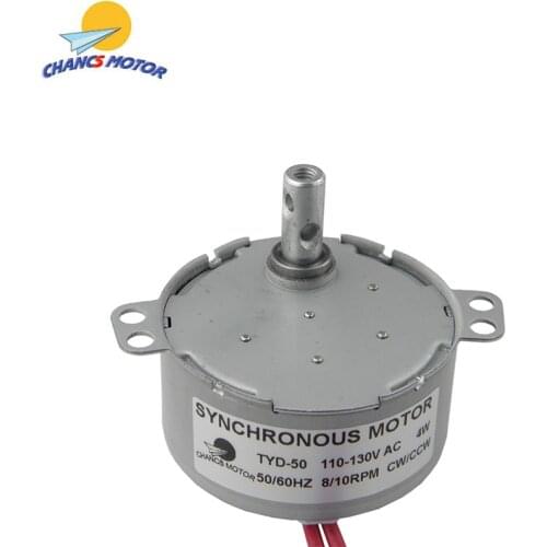 CHANCS TYD-50 Synchronous Motor 110V AC 8-10RPM CW/CCW Permanent Magnet Motors