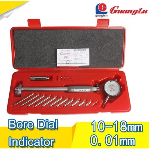 Dial Bore Gauge 10-18mm/0.01mm Center Ring Dial Indicator Micrometer Gauges Measuring Tools