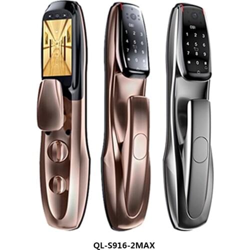 Fully Automatic Mobile Phone Wifi APP Remort Control Fingerprint Password Key Card Smart Home Camera Door Lock