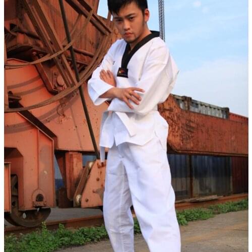 LF1 adult children Taekwondo clothes set high quality cotton clothing Taekwondo uniform