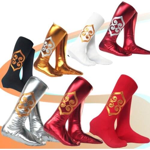 Mongolian Boots Cover Dance Shoes Covers Festival Stage Performance Accessories Plus Size Dance Stockings