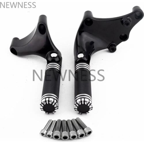 Motorcycle Footrests Foot Pegs Mount Bracket For Harley Sportster Iron 883 1200 48 Forty Eight XL1200X Super Low 2014-2018 2019