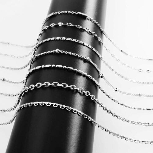 Factory Price Stainless Steel Bead Chain Necklace for Man & Women Fashion Jewelry