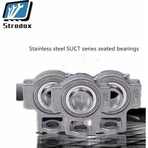 Stainless steel slide block bearing SUCT208 209 T210 T211 T212 bearing shaft spherical roller Bearing seat spherical