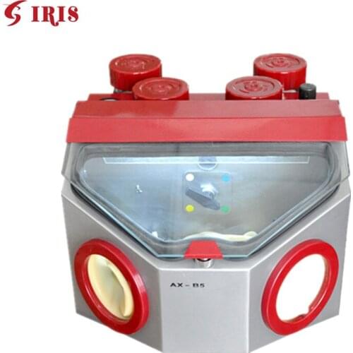 CE Approved AX-B5 Plus Fine Sandblaster Dental Sand Blasting Unit with Four Tanks and Five Pencils for Polish Porcelain Crowns