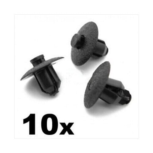 10x Plastic Rivet Trim Clips for Toyota & Lexus Wheel Arches, Inner Wing & Cowls
