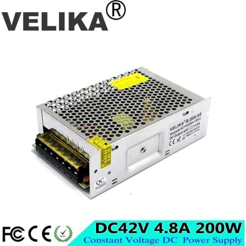 Best quality 200W 42V 4.8A Switching Power Supply AC 110 220V To DC42V Converter Voltage Transformer 110V 220V AC DC SMPS