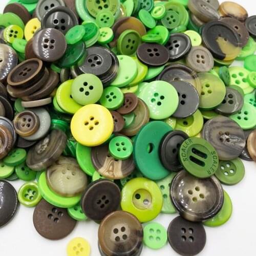 Mix size 50 Gram DIY Making Hand Knitting dolls clothing Buttons Resin Promotions Mixed Sewing Scrapbook PT238